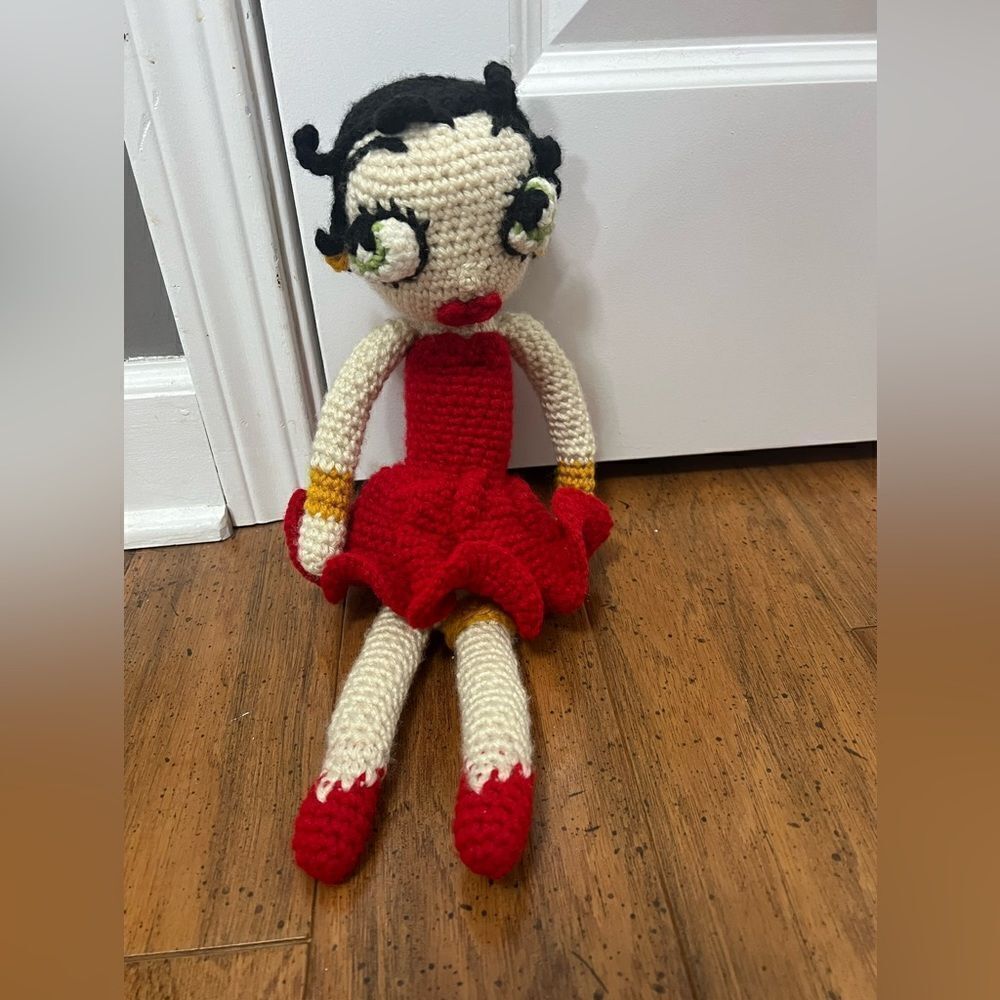 Betty boop crochet doll